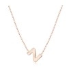 Silver Initial Letter Necklace Z SPE-5566